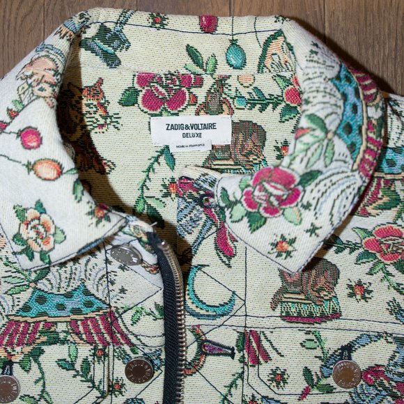 Zadig & Voltaire Kio Deluxe Tapestry Vest - Picture 4 of 10